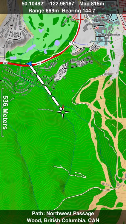 Scenic Map Western Canada screenshot-0