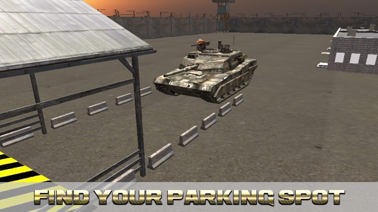 Military Tank Real Parking