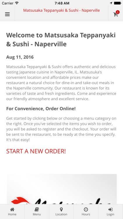 Matsusaka Teppanyaki & Sushi - Naperville Online Ordering