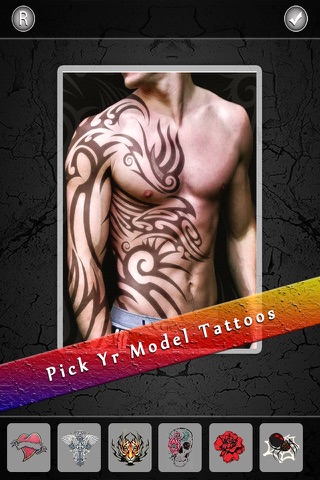 Tattoo Designer : Attach Tattoo On Your Body screenshot 2