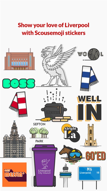 Scousemoji - Liverpool emoji-stickers