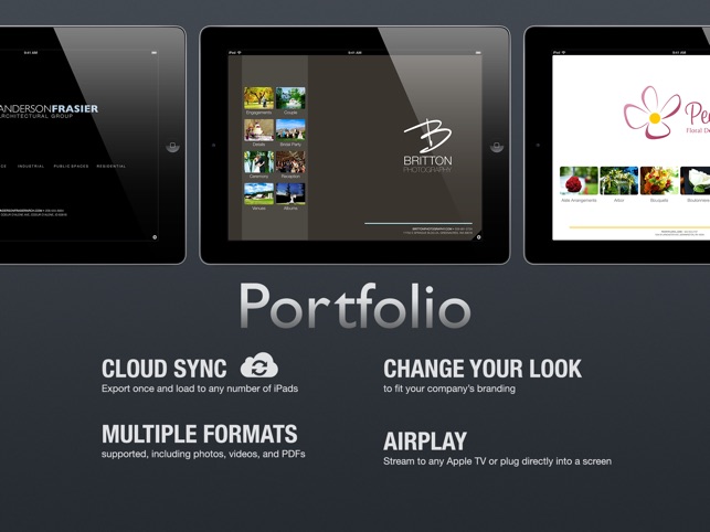 Portfolio for iPad