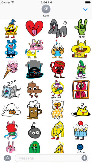 Burgerworld stickers