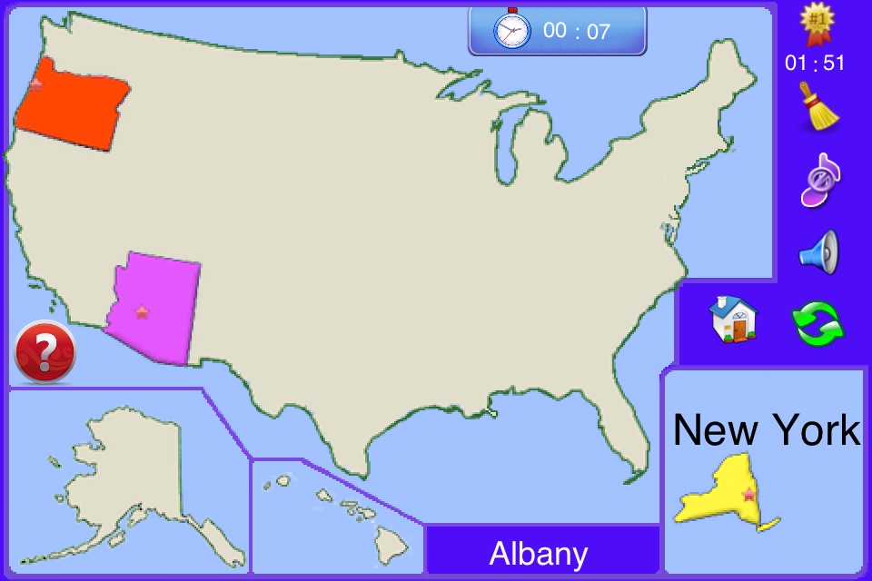 A Puzzle Map Of USA screenshot 2