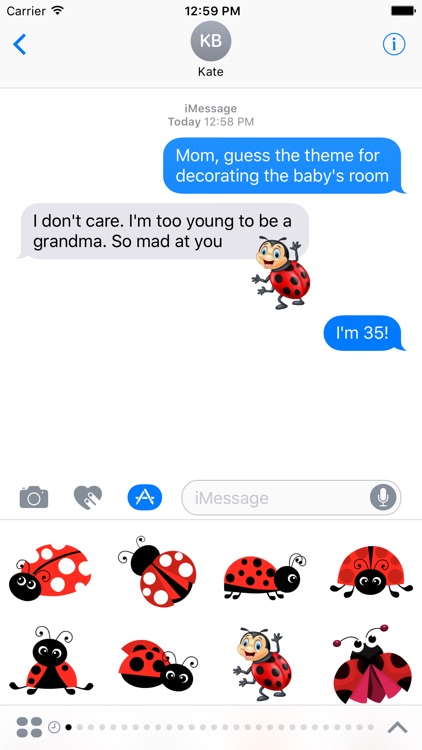Ladybug Stickers