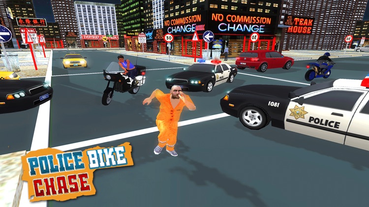 Crime City Stunt Police Bike screenshot-3