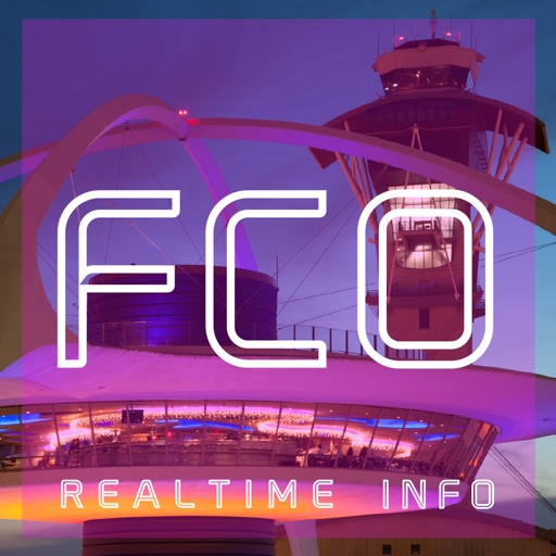 FCO AIRPORT - Realtime Info, Map, More - FIUMICINO-LEONARDO DA VINCI INTERNATIONAL AIRPORT icon