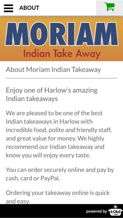 Moriam Indian Takeaway screenshot-3