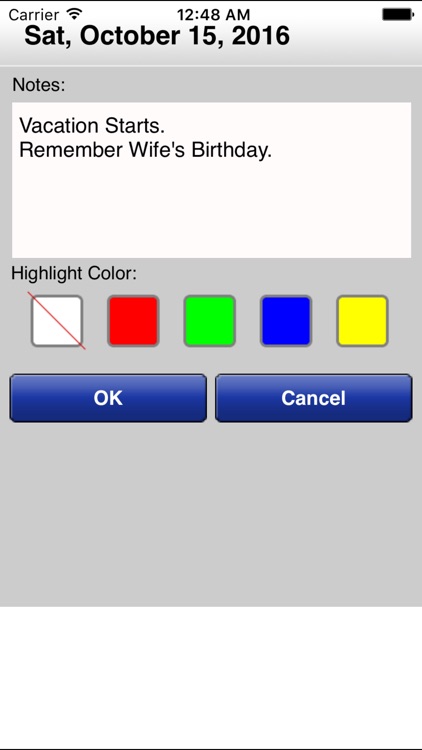 CopApp ! Calendar Schedule Repeating Shift App