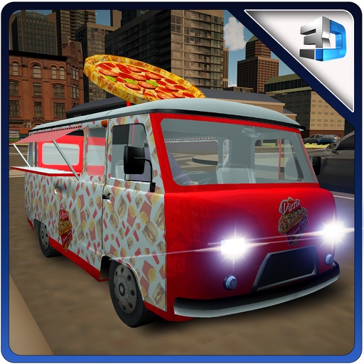 Pizza Delivery Truck Simulator- Food deliver fun Icon