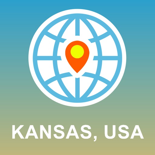 Kansas, USA Map - Offline Map, POI, GPS, Directions icon