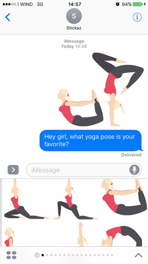 Yoga Poses Stickaz