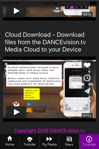DANCEvision.tv Media Transfer screenshot 4