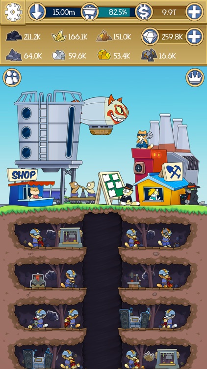 Dig it! cat mine - epic business strategy game