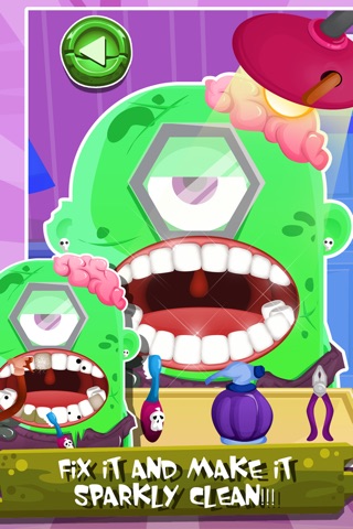 Inside Monster Nick's Halloween Dentist – Teeth Games for Minion Free screenshot 4
