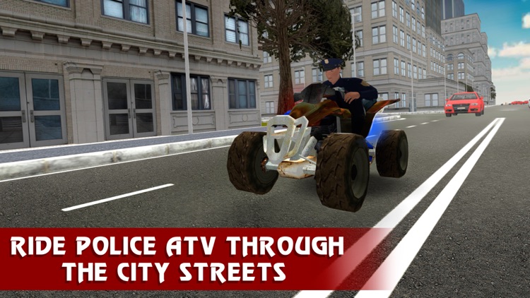 Police ATV Simulator: City Quad Bike Racing 3D