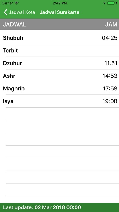 Info Jadwal Sholat screenshot 2