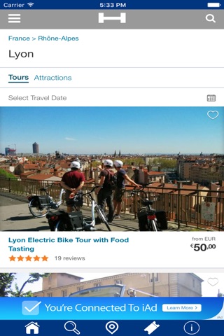 Lyon Hotels + Compare and Booking Hotel for Tonight with map and travel tour screenshot 2