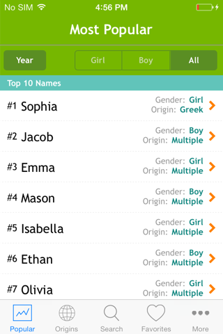 Baby Names ‎ screenshot 2