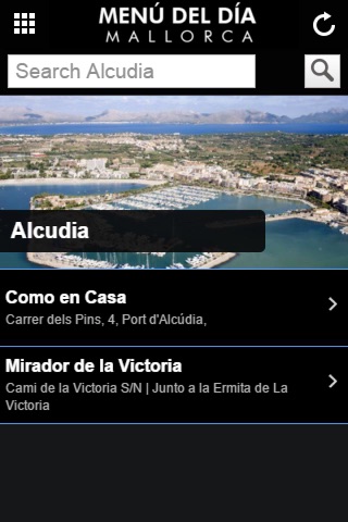 Menú del día Mallorca screenshot 2