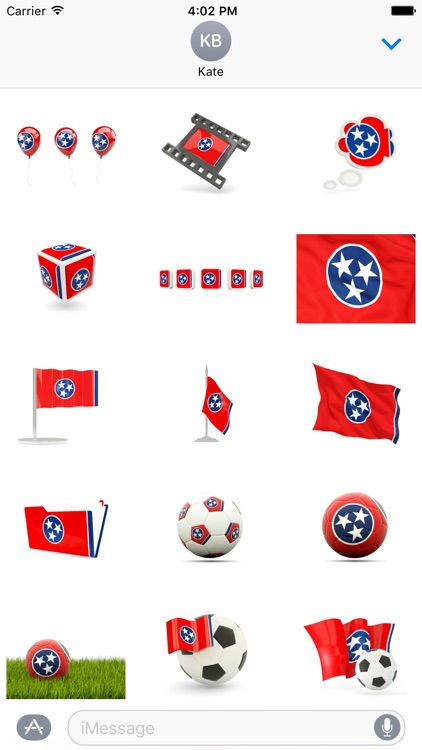 Tennessee Flag Stickers