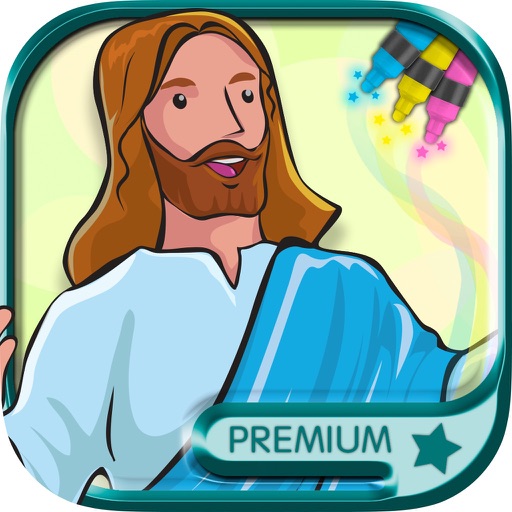 Children's Bible coloring book for kids - Pro icon
