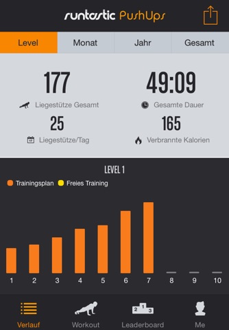 Runtastic Push-Ups PRO Trainer screenshot 3