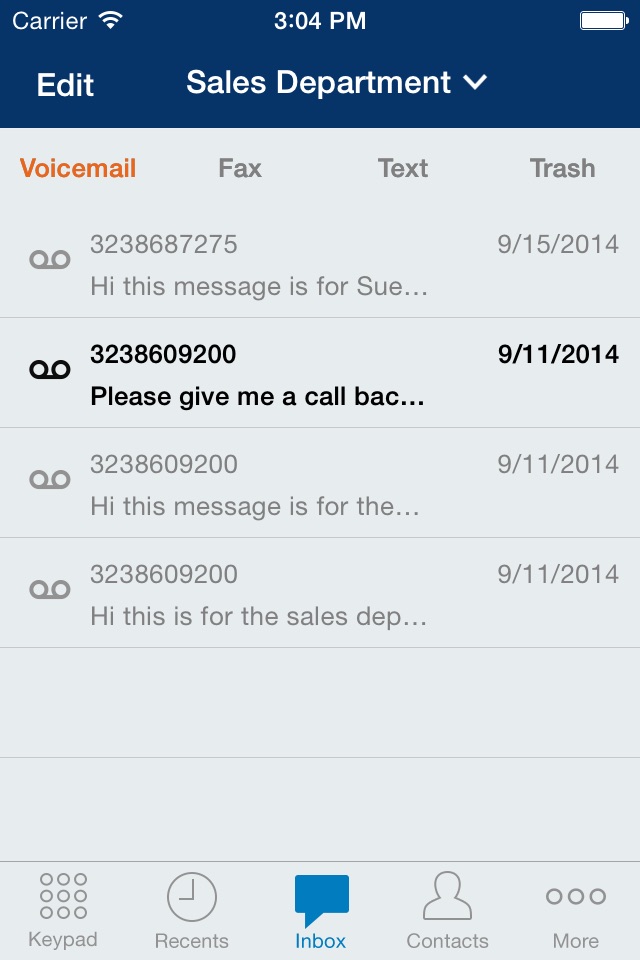 Onebox® – business phone app screenshot 2