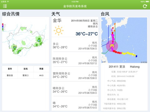 金华防汛HD screenshot 3