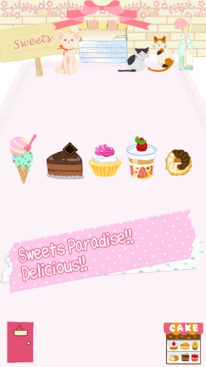 SweetsParadise - Cute Sweets Shop Game(圖1)-速報App