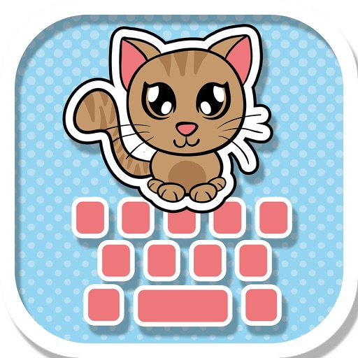 Cute Kitty Keyboard Maker – Best Custom Keyboard Changer with Cat Backgrounds and Font Changer icon