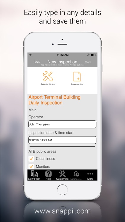 Airport Terminal Building Daily Inspection by Snappii