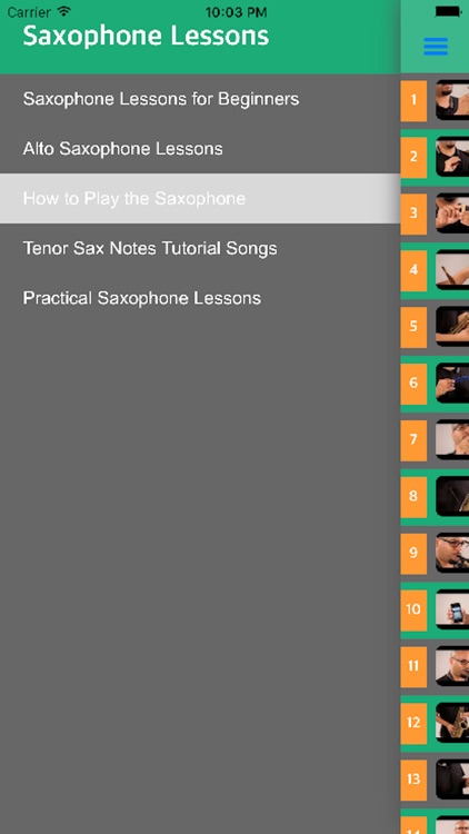 Play Saxophone Tuner - Learn How to Play Saxophone With Videos screenshot-4