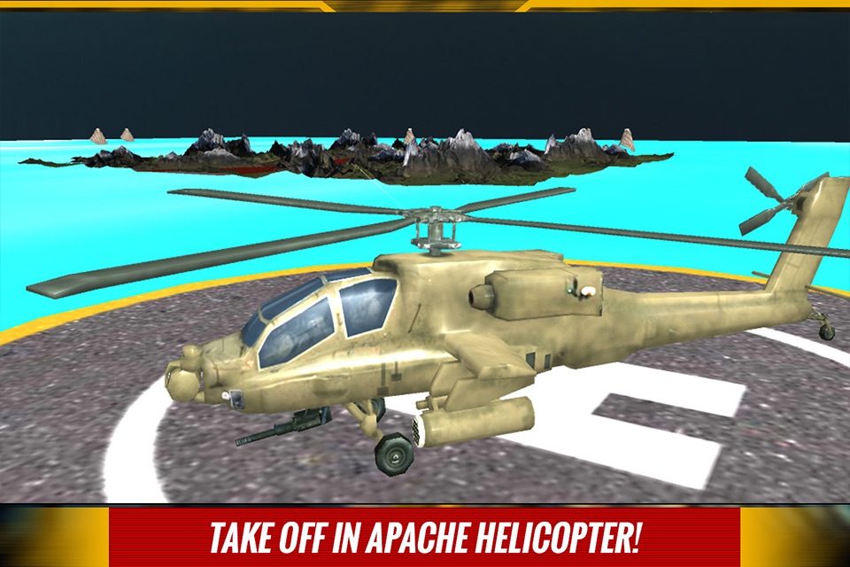 Military Helicopter Pilot Wars Rescue 3D Simulator screenshot 4