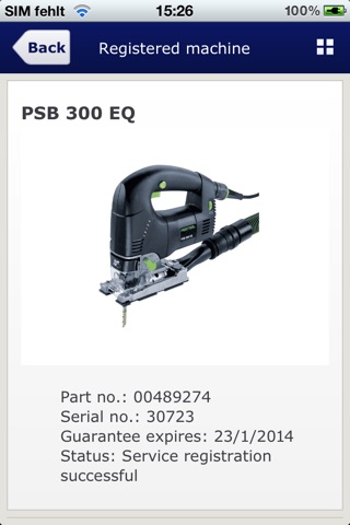 Festool screenshot 4