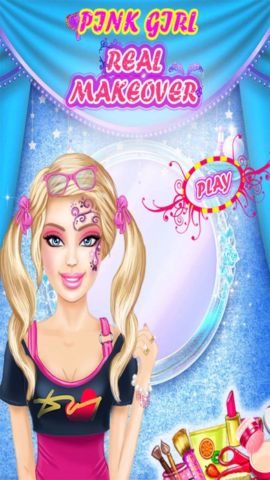 How to cancel & delete Pink Girl Make Real Makeover from iphone & ipad 1