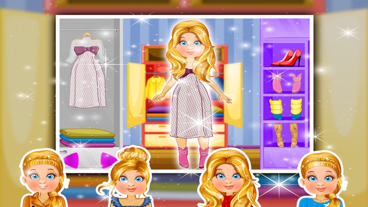 Baby Hair Salon – Makeover & dress up little girl for princess wedding screenshot-4