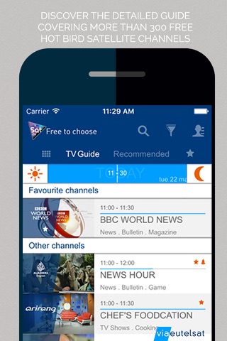 Sat.tv: Eutelsat TV guide screenshot 2