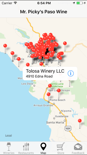 Mr. Picky's Paso Robles Wine Tasting App(圖5)-速報App