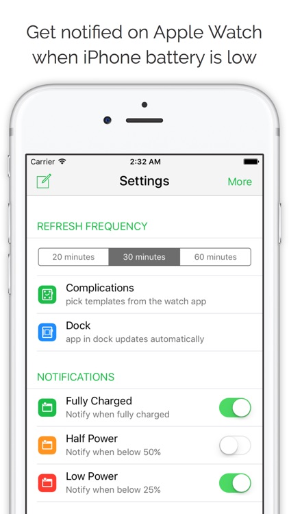 Juice: Complication for iPhone Battery