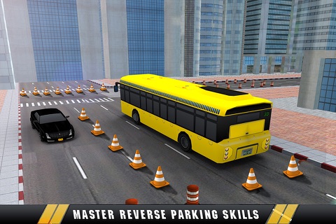 City Bus Parking Simulator  – Heavy Coach Driving screenshot 2