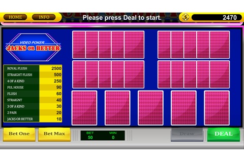 Video Poker # screenshot 2