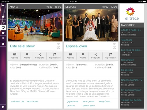 Guía TVCOA for iPad screenshot 2