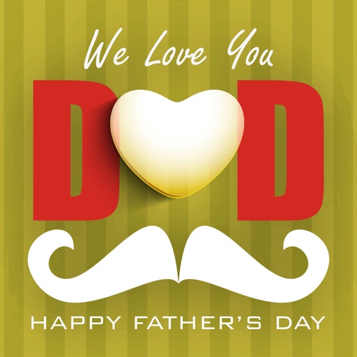 Free Happy Fathers Day Stickers & Greeting Maker
