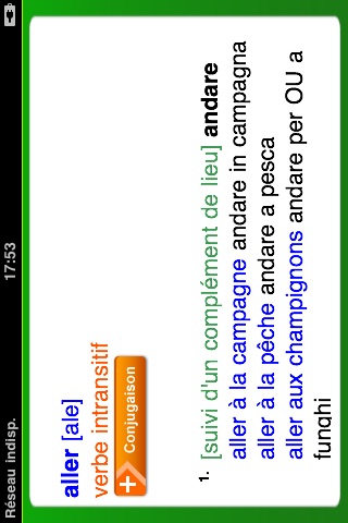 Dictionnaire italien Larousse screenshot 3