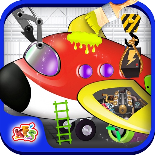 Airplane Factory – Build & design aircraft in this mechanic game for kids iOS App