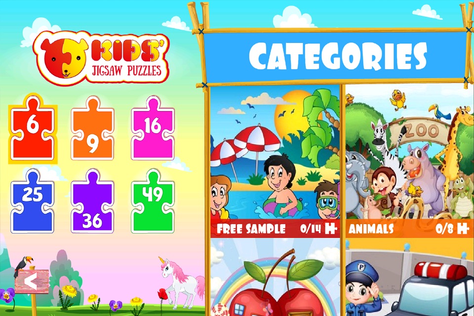 Puzzles for kids - Kids Jigsaw puzzles screenshot 3