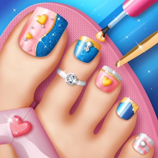 Toe Nail Salon Game for Fashion Girls: Foot Nail Makeover and Pedicure Designs