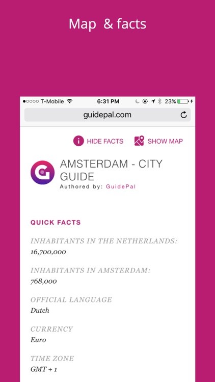Amsterdam City Travel Guide - GuidePal screenshot-4