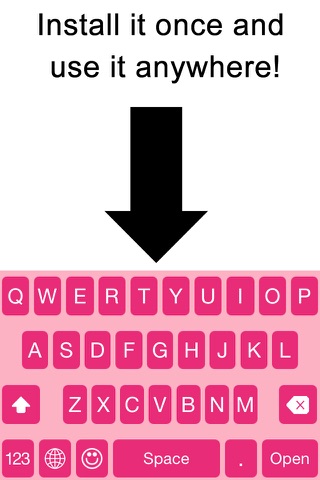 Pink Keyboard Free screenshot 2